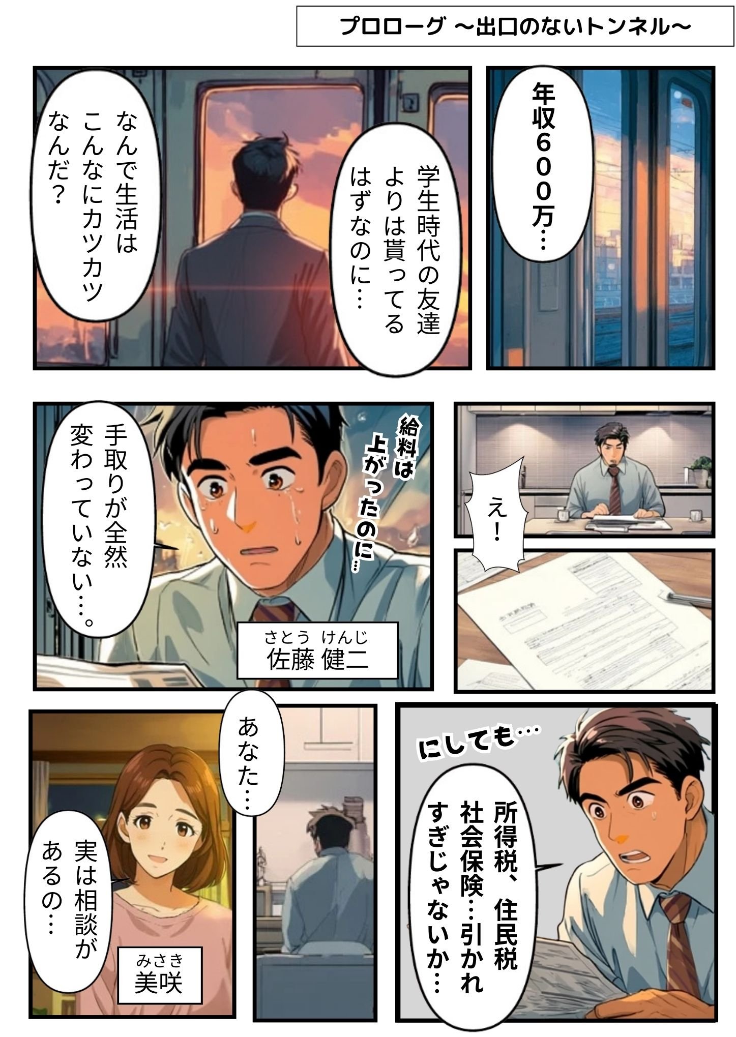 漫画 1ページ目